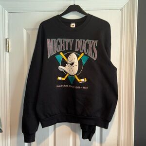1993 Anaheim ducks Mighty Ducks inaugural season 1993 1994 vintage crewneck